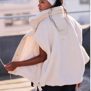 New! FP Cream Sherpa Vest